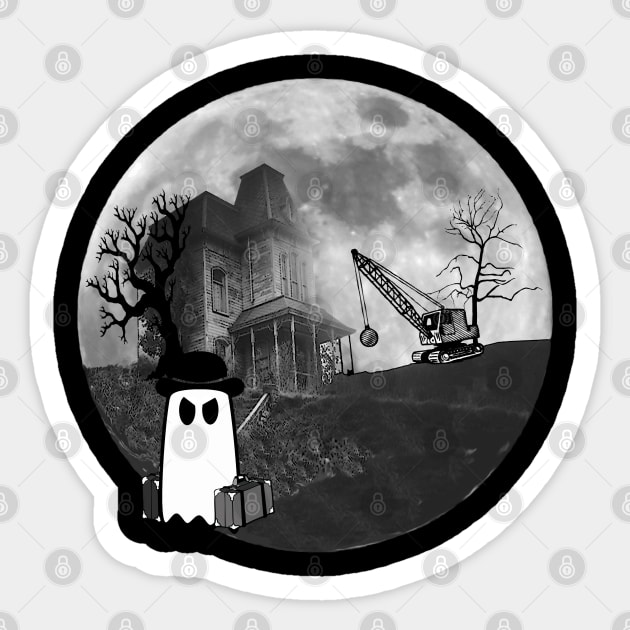 Homeless Ghost Sticker by TenomonMalke